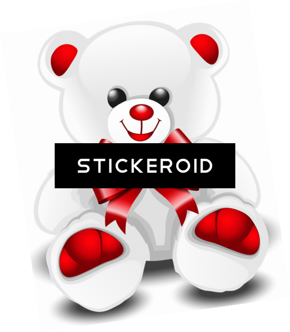 Happy Valentines Day Holidays - Bear Clipart (578x663), Png Download