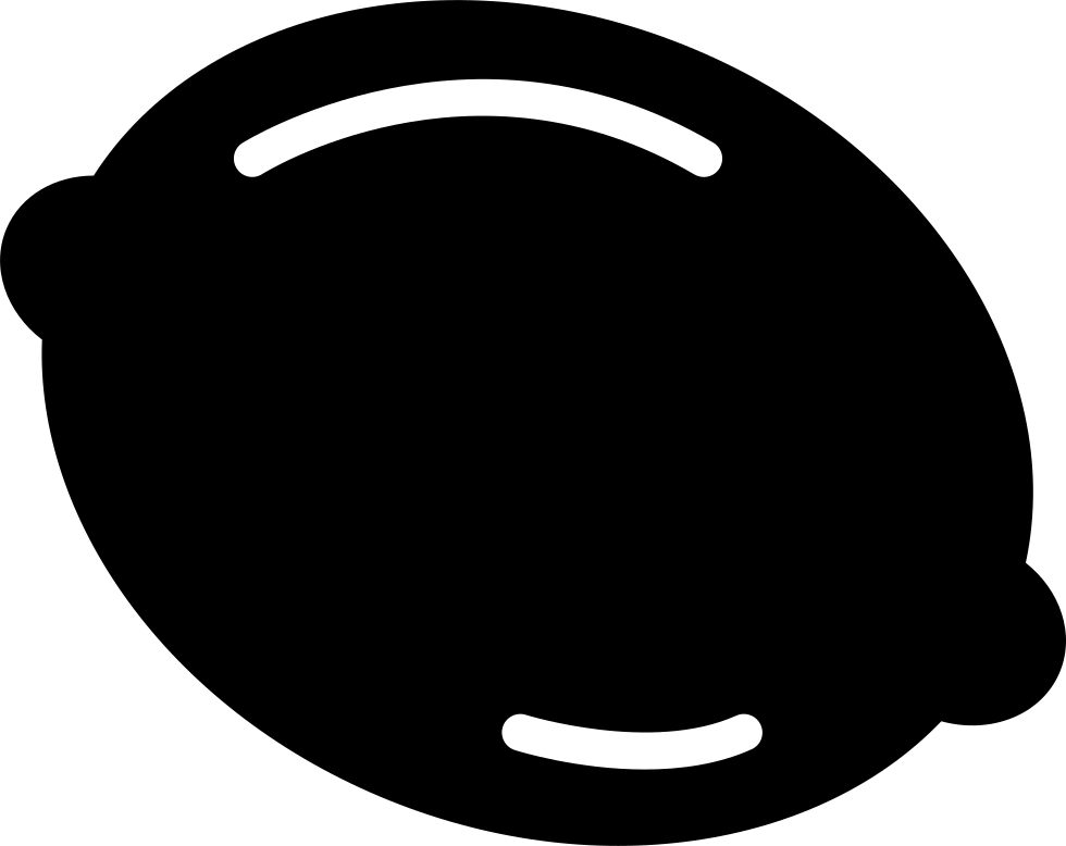 Lemon Silhouette With White Details Comments - Lemon Silhouette Png Clipart (980x778), Png Download