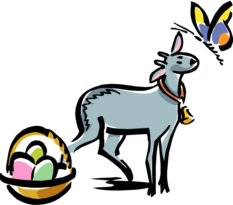 Kozel08 - - Easter Egg Clipart (750x661), Png Download
