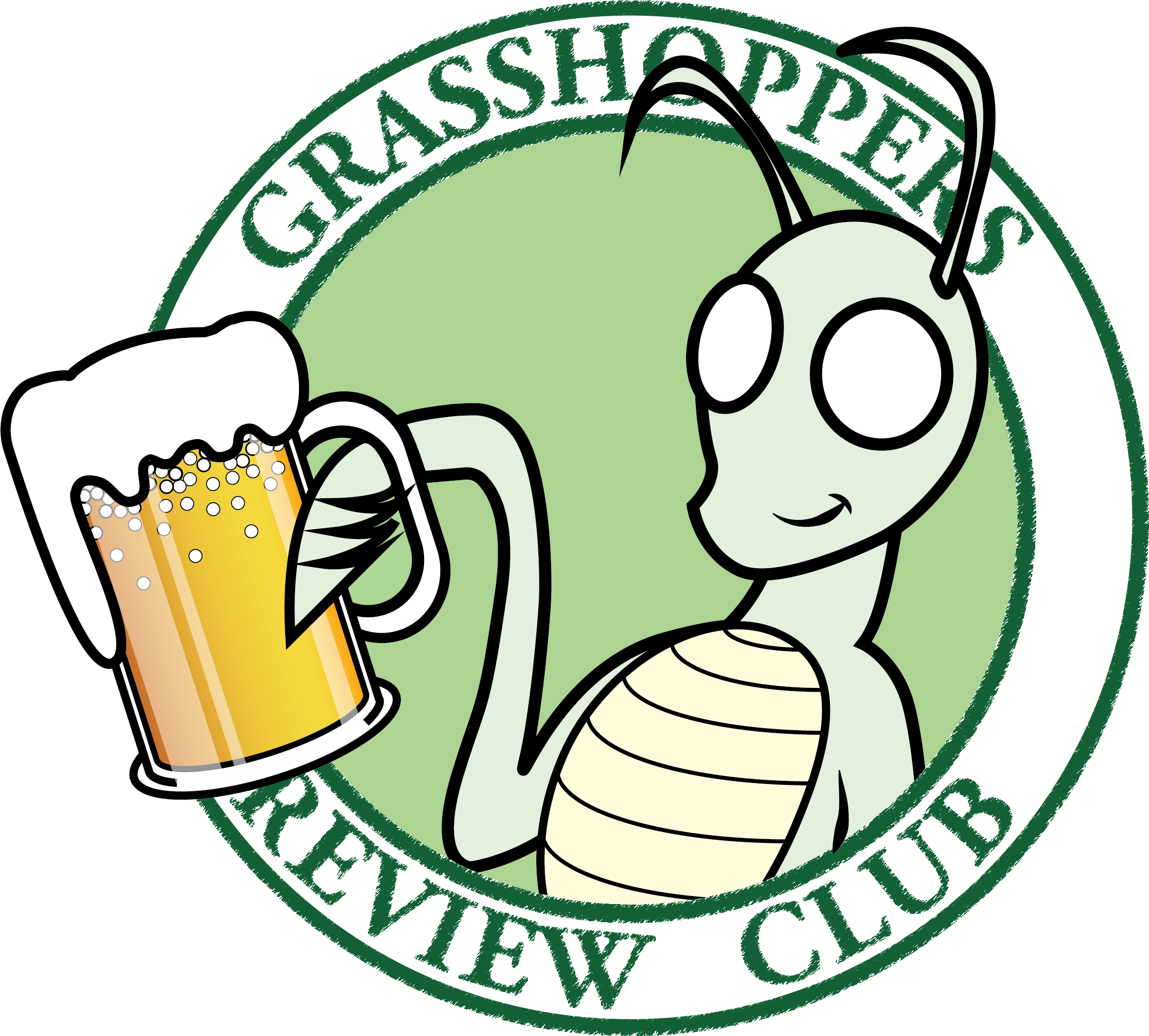 Cheers - Grasshopper Cartoon With Beer Clipart (1024x943), Png Download