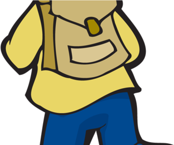 School Clipart Clipart Home - Boy With School Bag Clipart - Png Download (640x480), Png Download