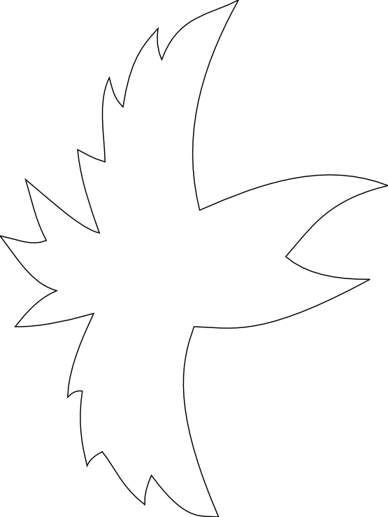 Crow By Rones Crow Single Black White Line Art 555px - Honey Clipart (555x739), Png Download