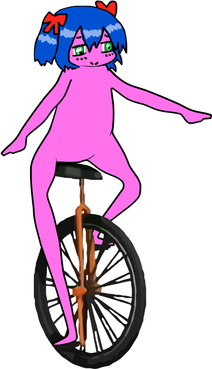 Pink Footwear Purple Bicycle Wheel Bicycle Frame Violet - Dat Boi Meme Transparent Clipart (446x753), Png Download