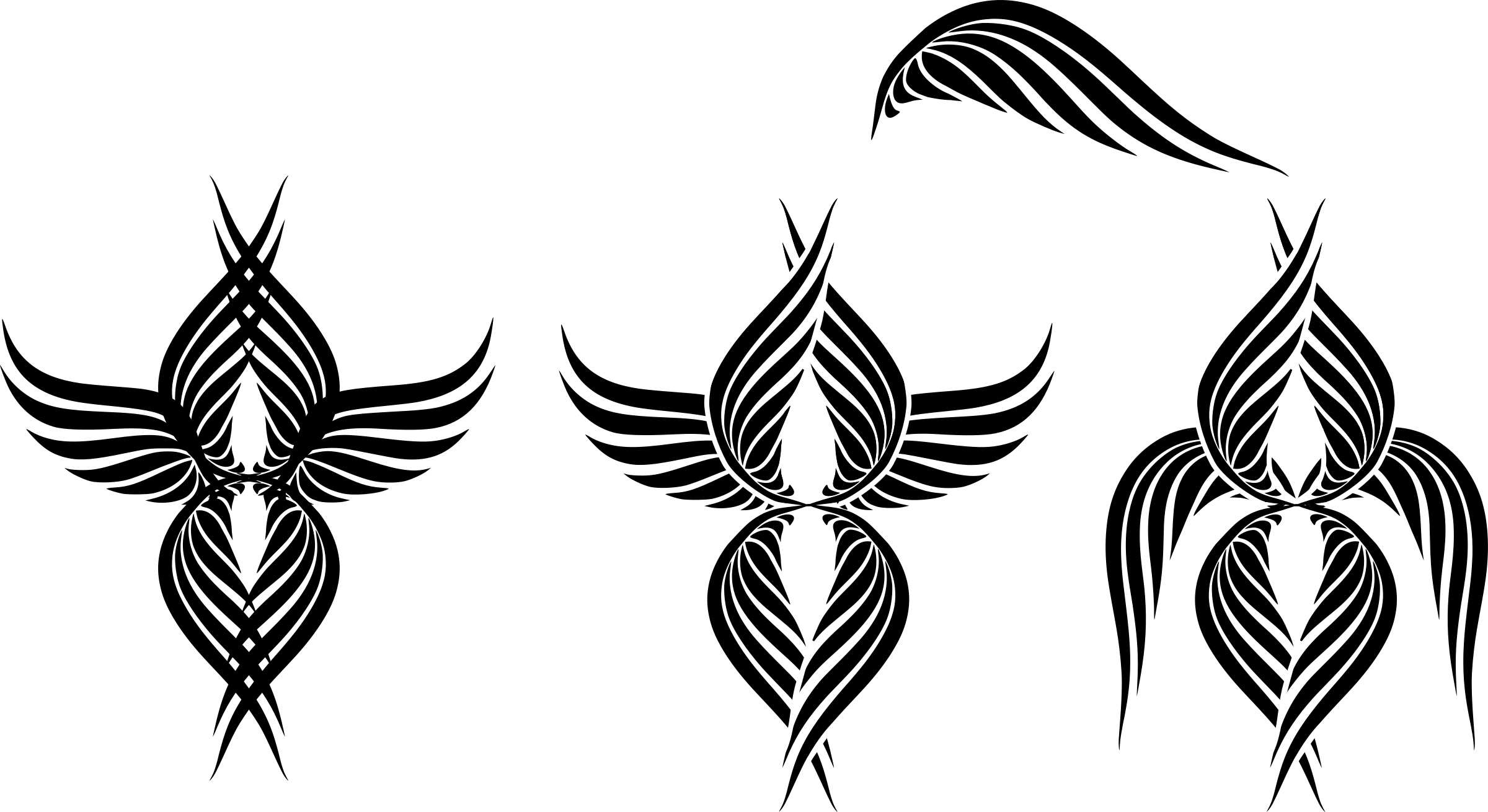 Seraphim Wings Clipart (2400x1310), Png Download