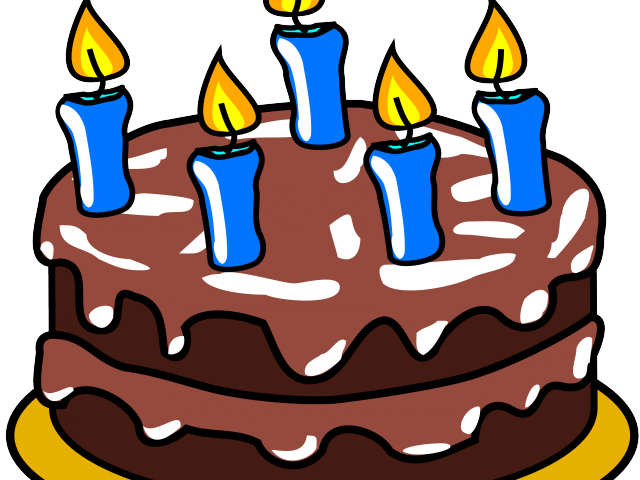 Birthday Present Clipart Birthda - Chocolate Birthday Cake Cartoon - Png Download (640x480), Png Download