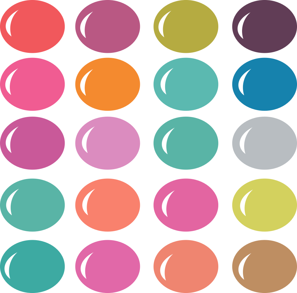 Invue Color Palette - Beauty And The Beast Color Palette Clipart (1000x987), Png Download