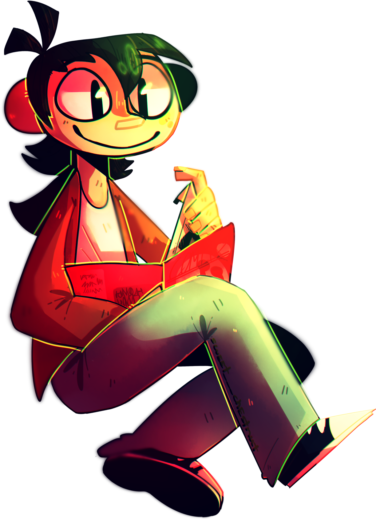 Hooray, Commission For @auntielurry - Cartoon Clipart (1280x1810), Png Download