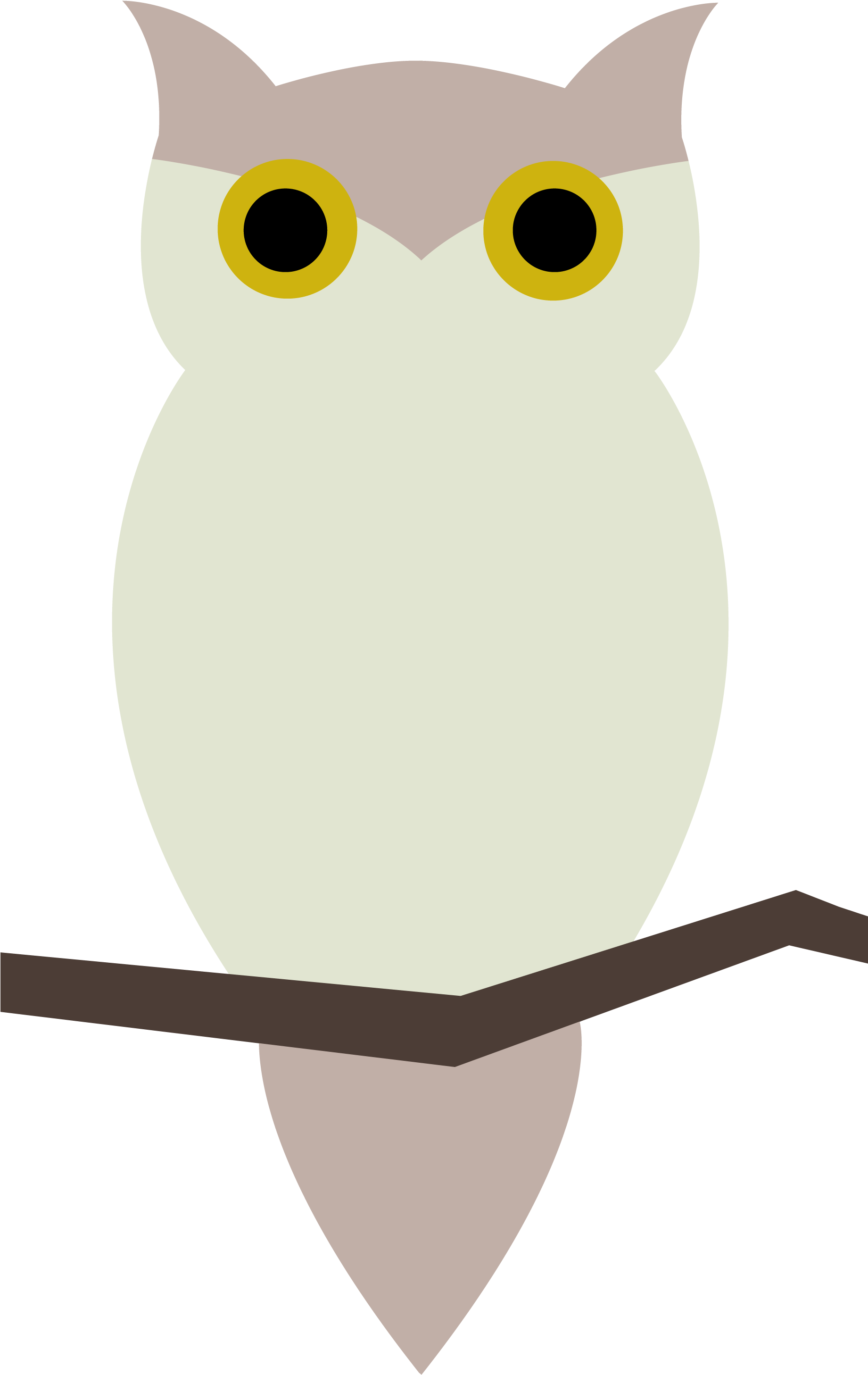 Owl Clipart (1840x3154), Png Download