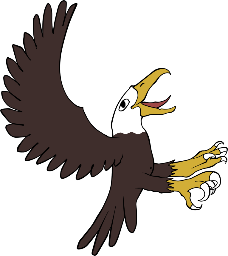 Bald Eagle - Derpy Eagle Clipart (765x857), Png Download
