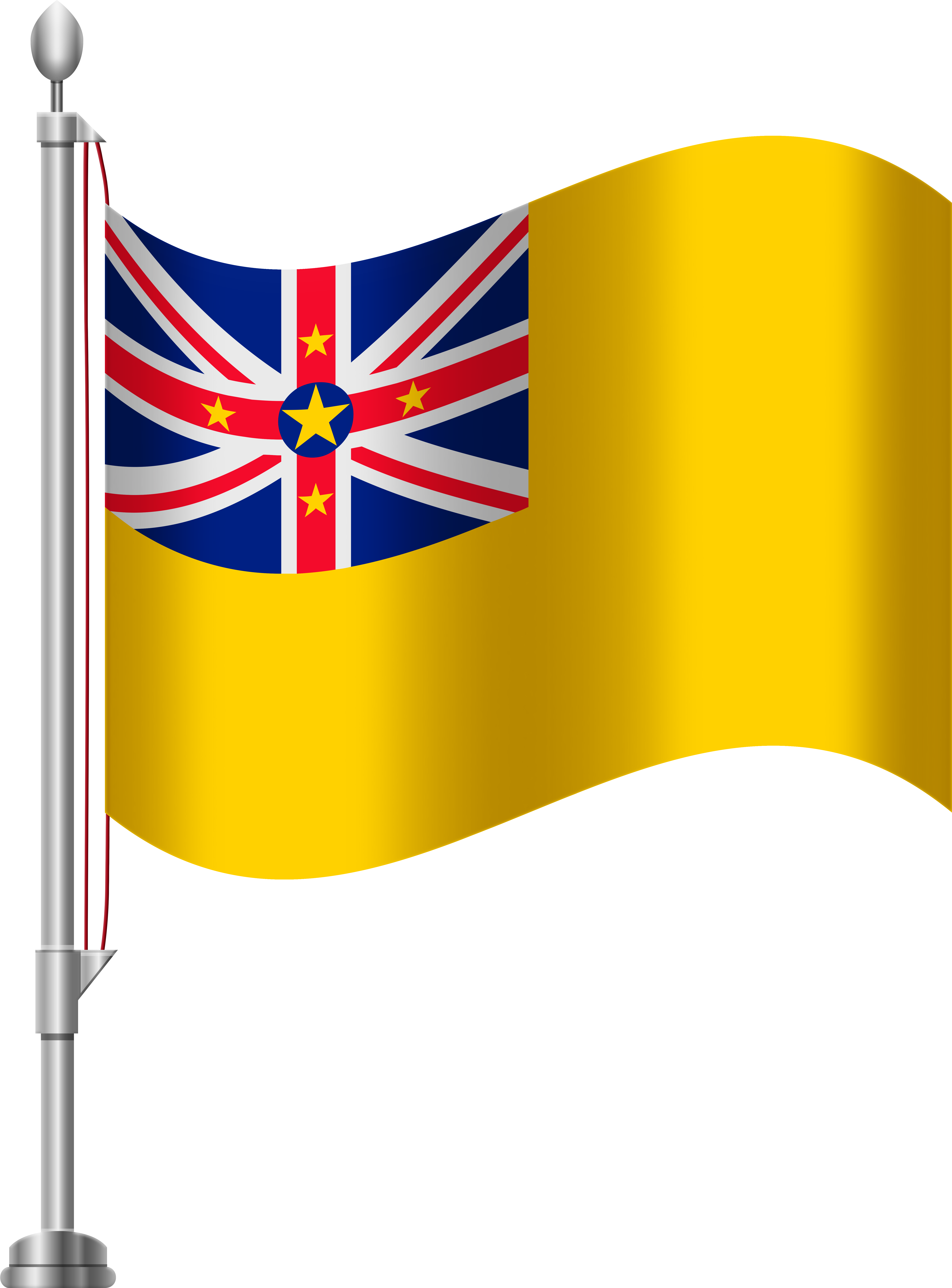 Niue Flag Clipart (1536x2000), Png Download