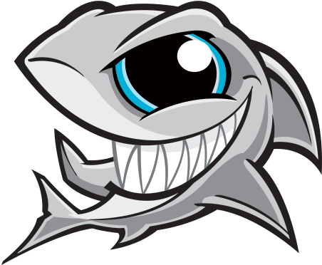 Eye Clipart Shark - Big Eye Cartoon Fish - Png Download (600x600), Png Download