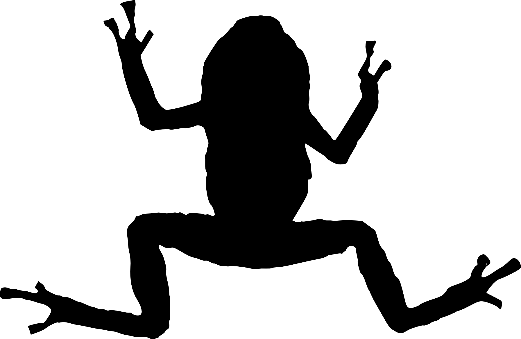 Frog Royalty Free Vector Image Vectorstock Within - Clip Art - Png Download (1793x1167), Png Download