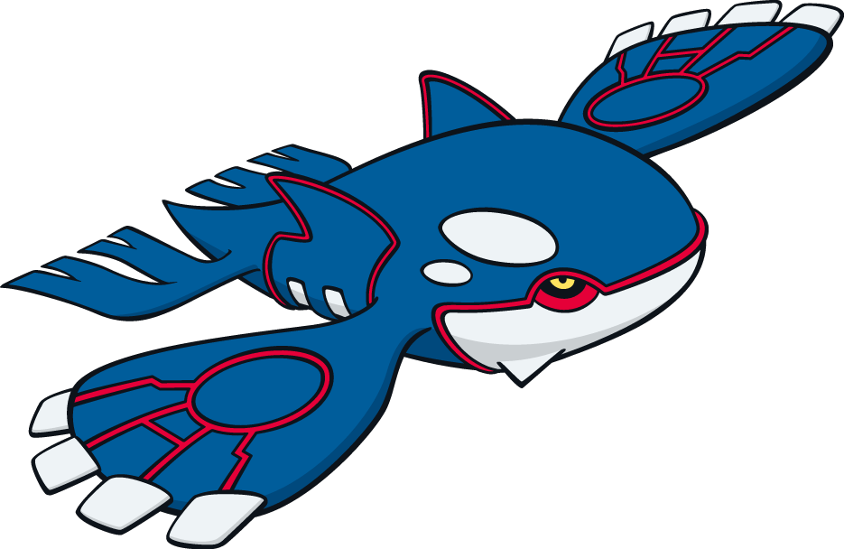 Clip Free Legendary Png Mart - Pokemon Kyogre Transparent Png (935x608), Png Download