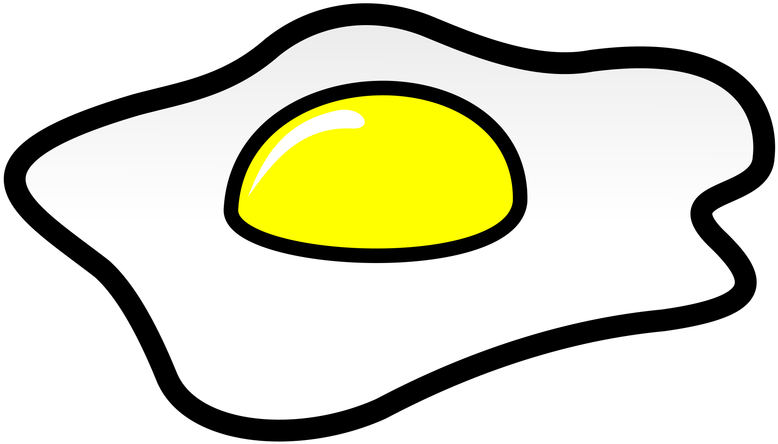 Egg Clipart Frying - Png Download (800x800), Png Download
