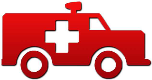 Cross Clipart Ambulance - Icon Ambulance Vector - Png Download (640x480), Png Download