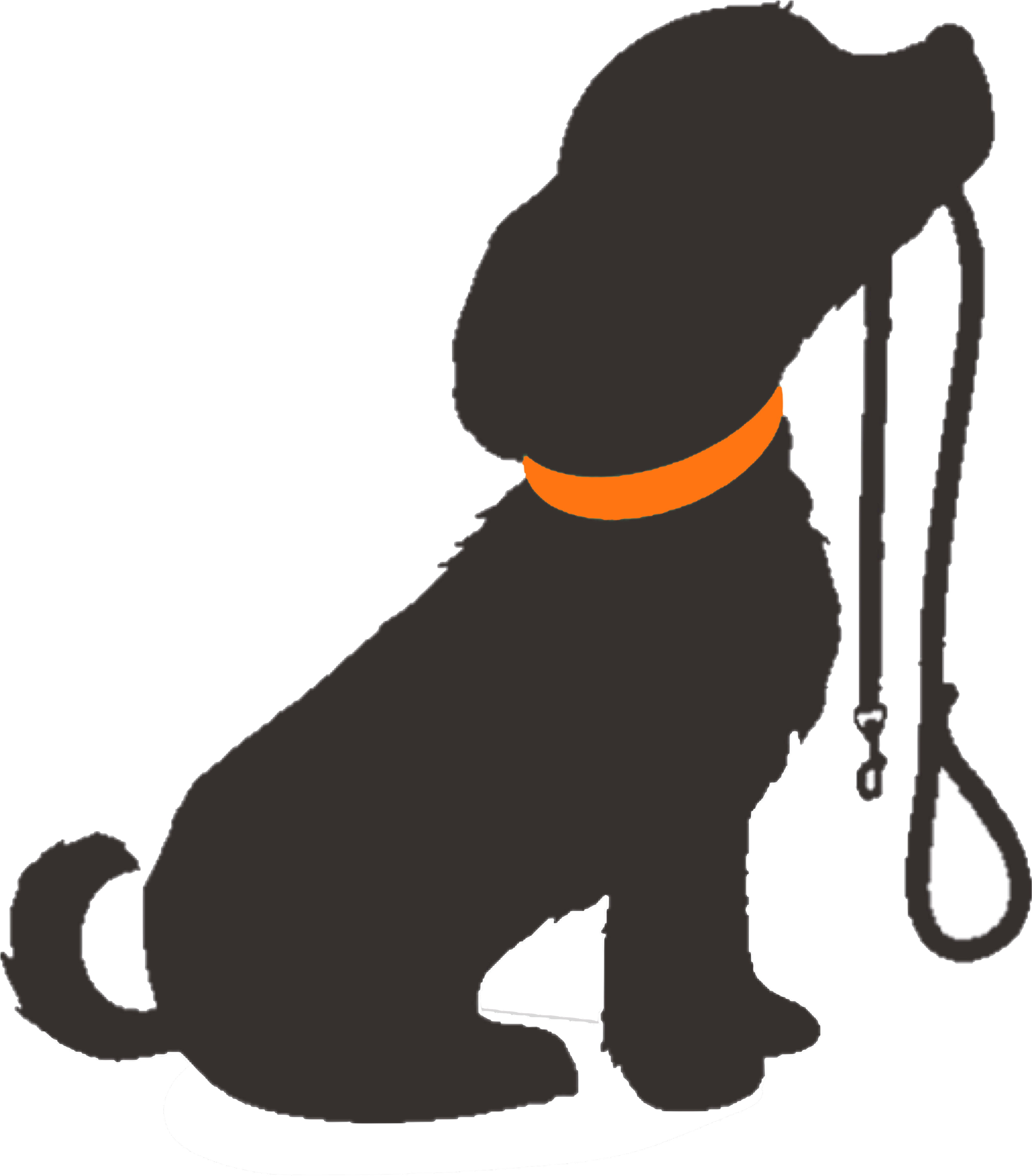Download Pet Clipart Transparent Background Dog On Leash Clip Art Png Download (819198