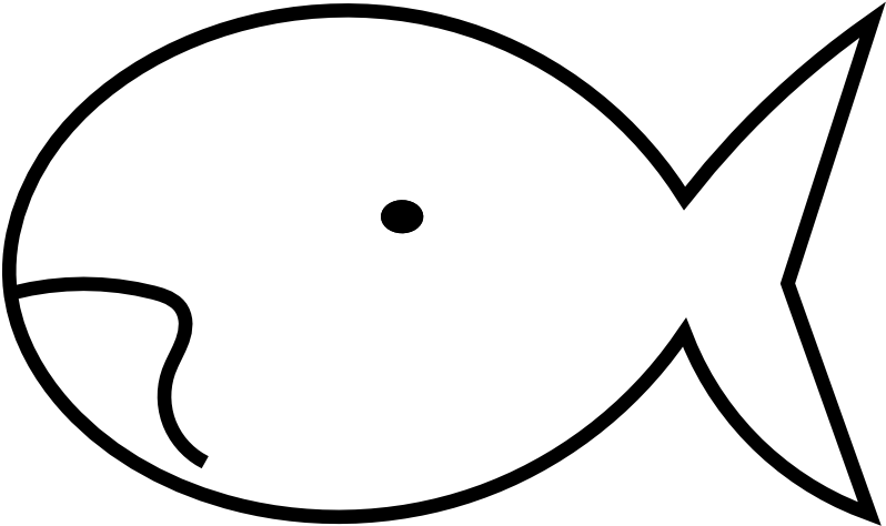 Goldfish Black White Line Art Coloring Book Colouring - Led Lamp Clipart (999x706), Png Download