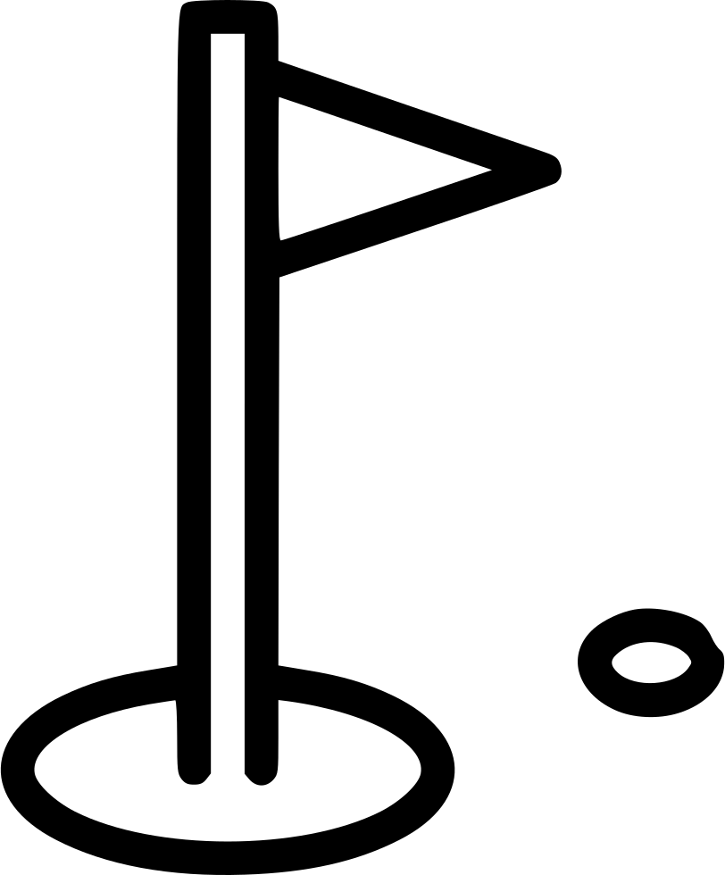 Golf Hole Flag Aim Comments - Portable Network Graphics Clipart (812x980), Png Download