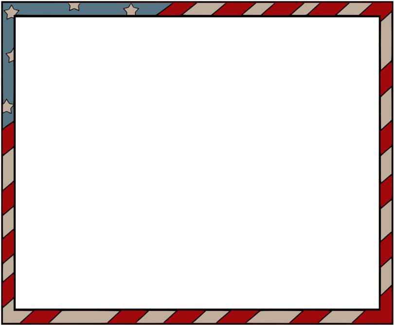 Worldlabel Border Americana - Ahg Pledge Of Allegiance Clipart (958x790), Png Download