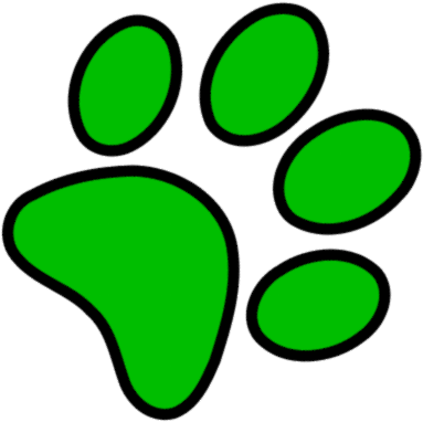 Paw Print Clip Art At Clker Com - Clip Art - Png Download (594x596), Png Download