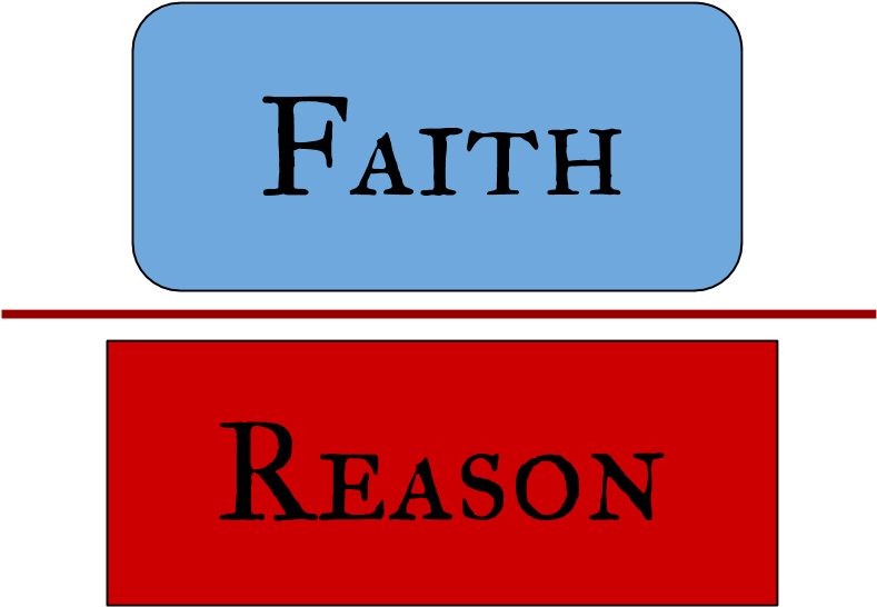 Faith Vs Reason Clipart - Png Download (816x619), Png Download