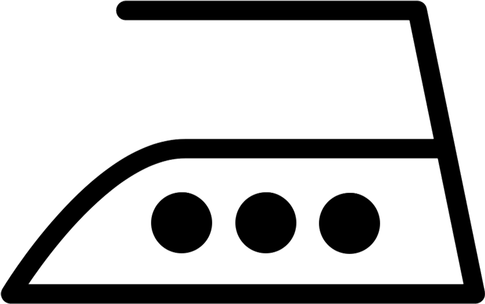 значок утюг с двумя точками. утюг три точки. утюг с тремя точками. утюг три точки. знак утюг.