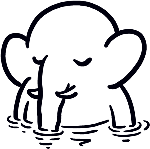 Water Elephant - Christophniemann Png Clipart (700x700), Png Download