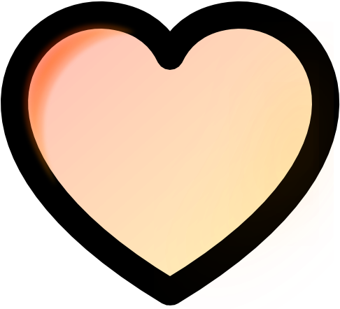 How To Set Use Salmon Heart Clipart - Png Download (582x596), Png Download