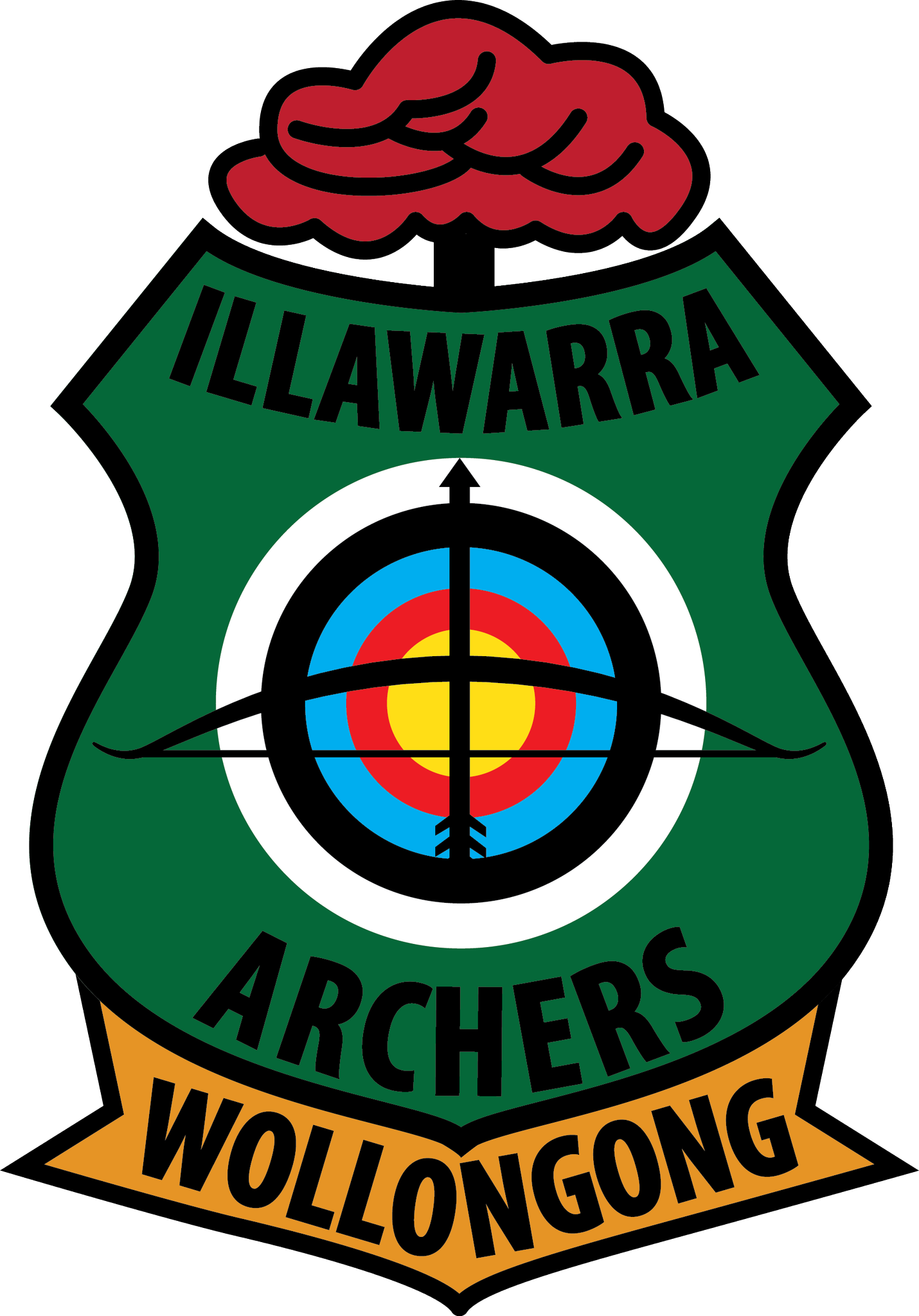 Illawarra Archers Wollongong - Emblem Clipart (1430x2048), Png Download