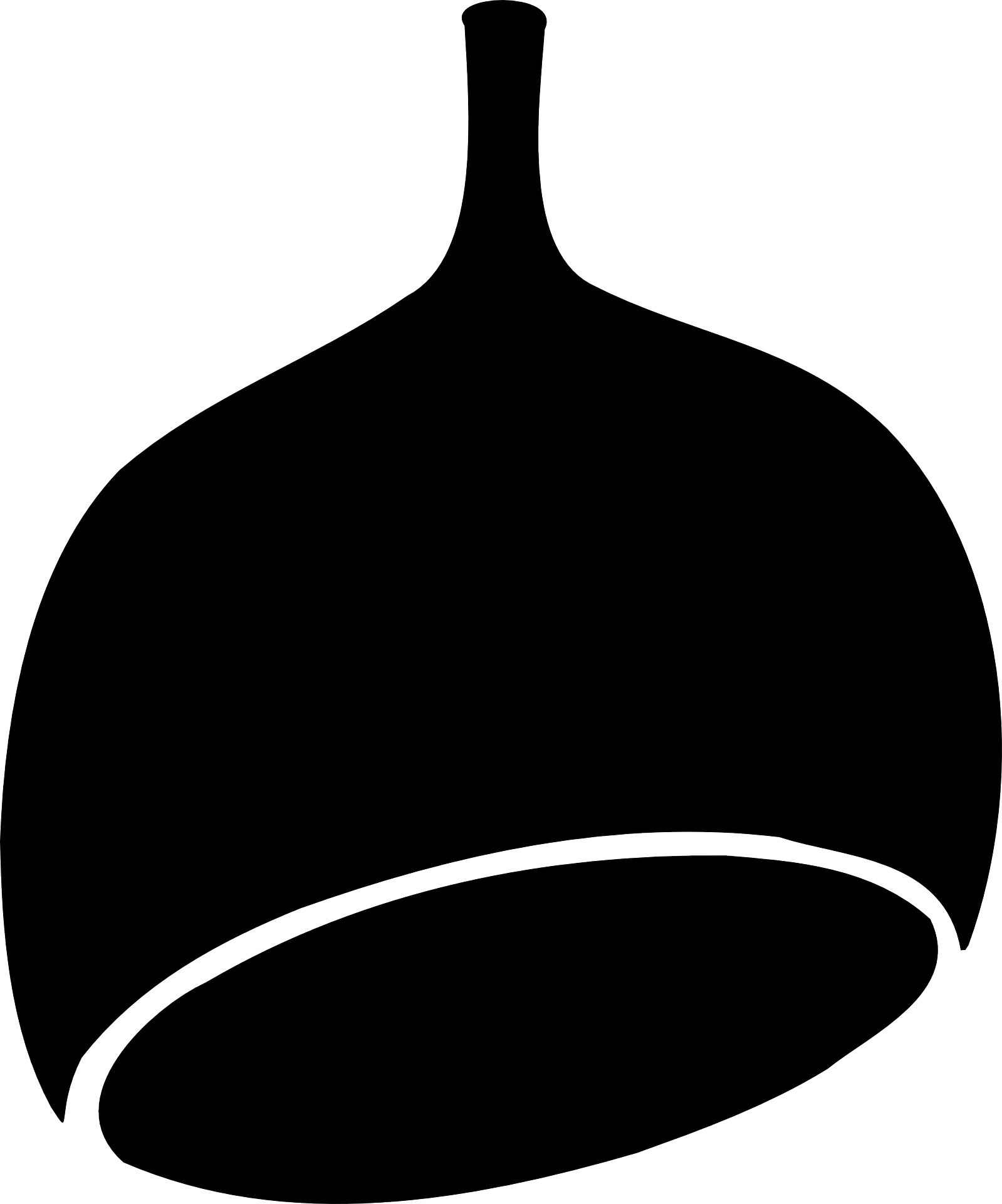 Silhouette Cartoon Download Seed Nut Gumnut Clip Art Png Download