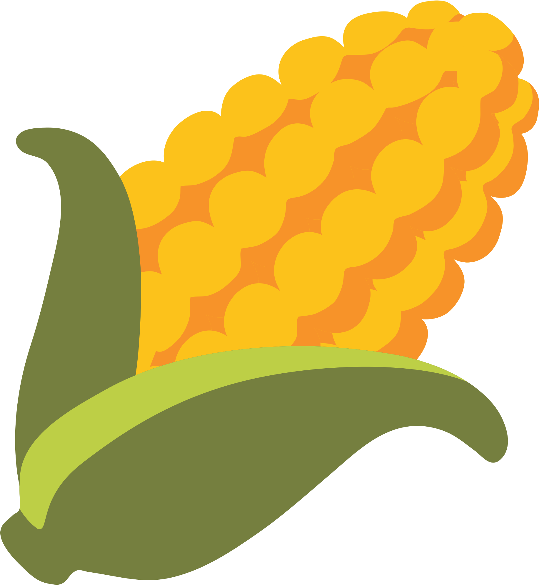 Open - Emoji Elote Clipart (2000x2000), Png Download