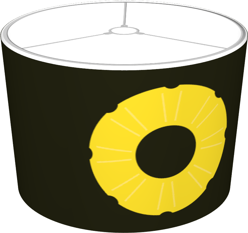 Pineapple Slice - Circle Clipart (674x516), Png Download