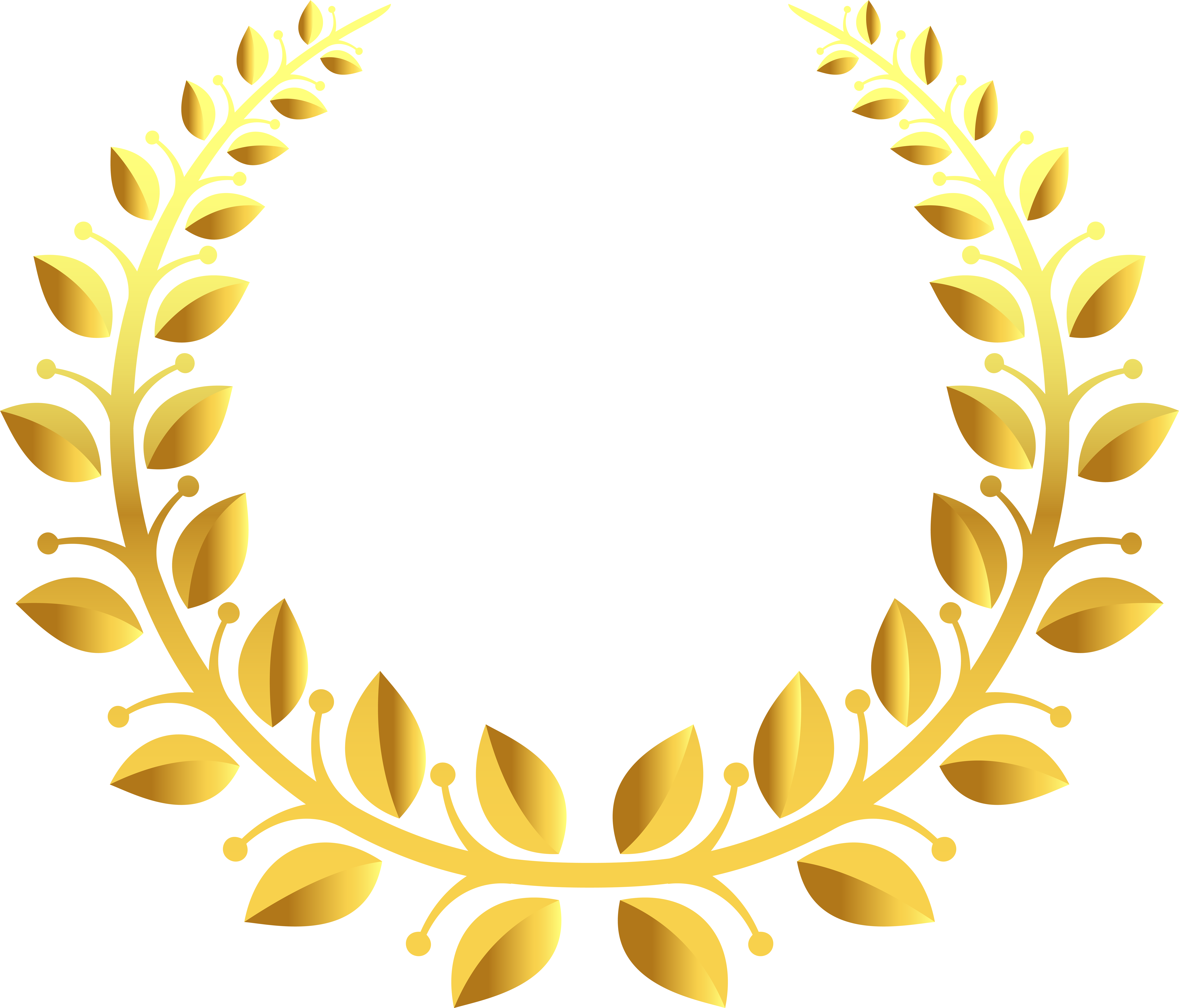 Gold Transparent Image Gallery Clipart (8000x6839), Png Download