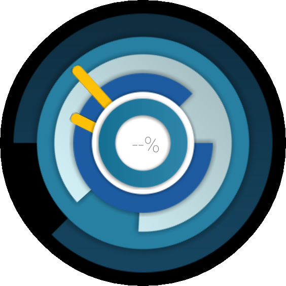 50s Rotation Watch Face Preview Clipart (564x564), Png Download