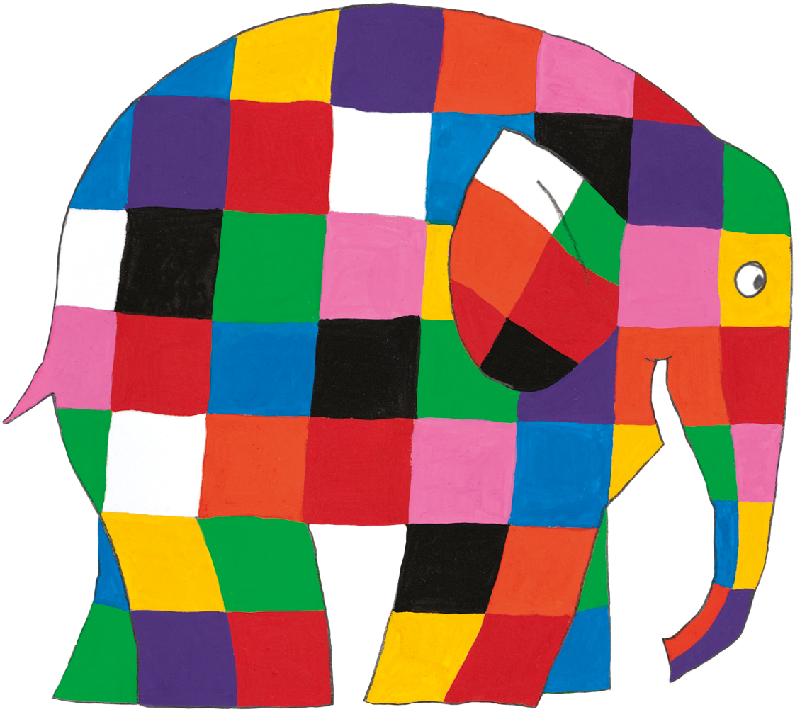 Randomactsofkindness @rakfoundation - Elmer The Elephant Clipart (1122x1005), Png Download
