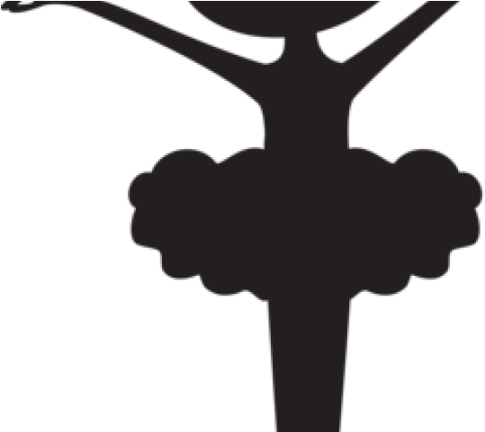 Ballet Clipart Shadow - Silueta De Bailarina En Foami - Png Download (640x480), Png Download