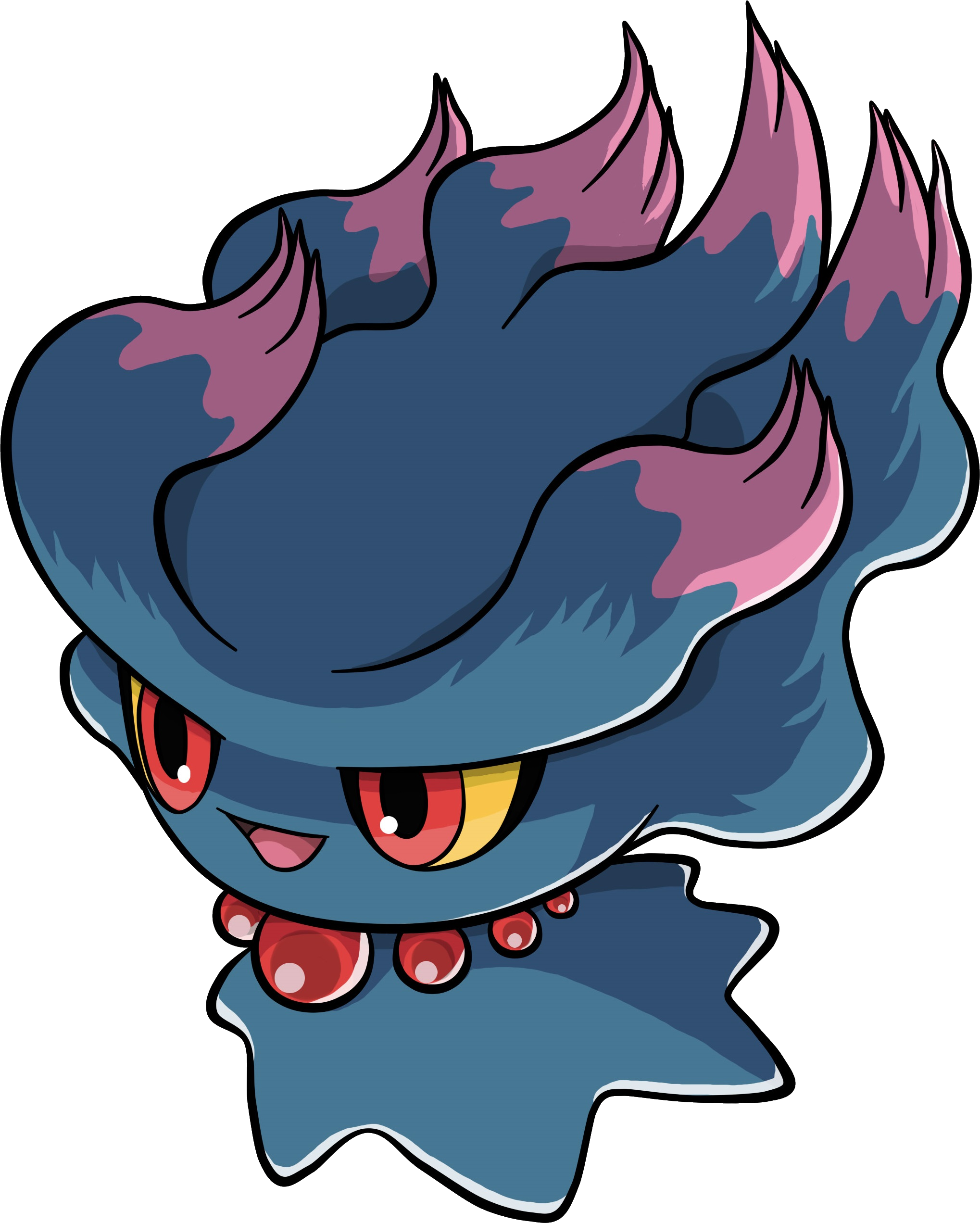 Misdreavus - Pokemon Misdreavus Clipart (2038x2543), Png Download