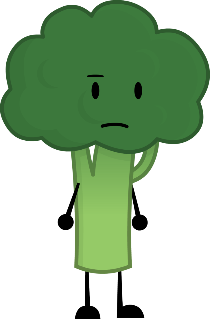 Banner Library Stock Broccoli Clipart Comic - Brocoli Animados - Png Download (726x1100), Png Download