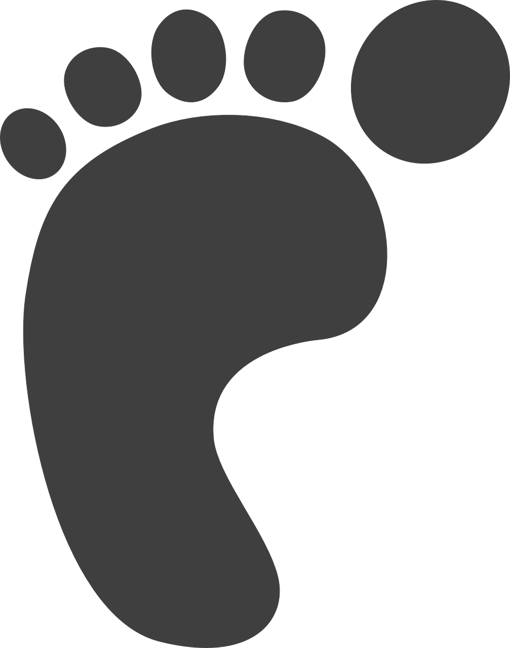 Kostenloses Bild Auf Pixabay Fu Drucken F - Foot Print Png Clipart (503x640), Png Download