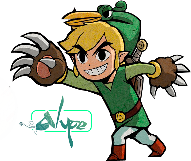 Zelda Clipart Cartoon - Legend Of Zelda Minish Cap - Png Download (698x607), Png Download