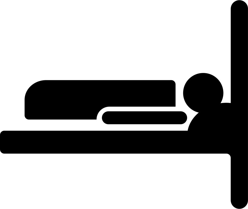 Man In Bed Comments - Man In Bed Icon Clipart (980x828), Png Download