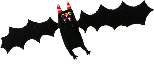 Gentle Thrills Bat Patch - Bat Clipart (714x1000), Png Download