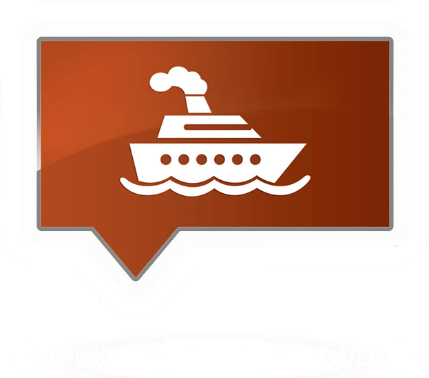 Tripadvisor Reviews - Round Icon Ship Clipart (622x577), Png Download