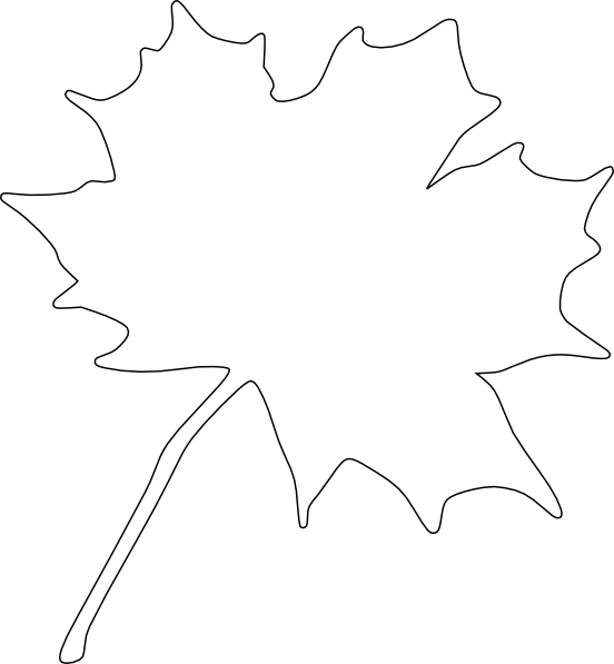 Leaf Border Black And White Clipart - Anonymous Canada - Png Download (552x597), Png Download