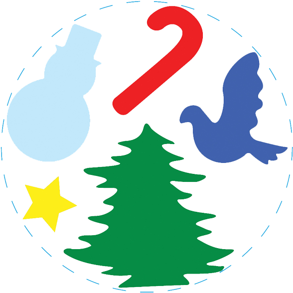 Close This Window Impression Obsession Dies, Christmas - Clever Lever Xtra Giga Craft Punch, Multi Shape Christmas Clipart (600x600), Png Download