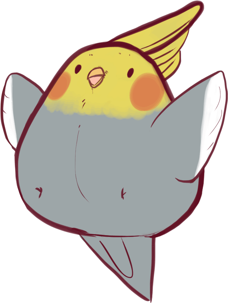 Isabellaasc - Cockatiel Animated Gif Clipart (804x1051), Png Download
