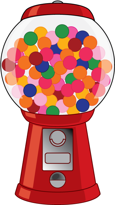 Here's My Gum Ball Rewards Program - Maquinas De Chicles Png Clipart (595x842), Png Download