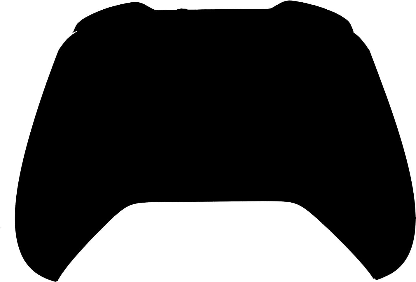 Download Xbox 360 Controller Silhouette Clip Art At Clker Xbox One