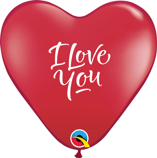 Valentines Day I Love You Script Modern Heart - Big Giant Love Hearts Clipart (596x600), Png Download
