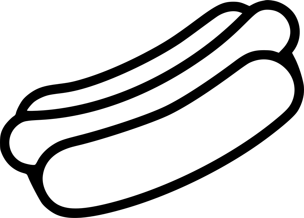 Hot Dog Royalty Free Clip Art Transprent - White Hot Dog Clip Art - Png Download (980x704), Png Download